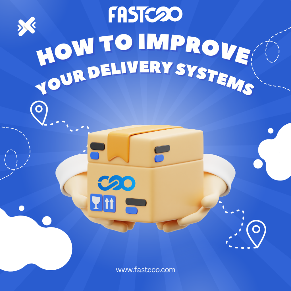 Blue White Simple Animated Delivery Service Promotional Instagram Post 1