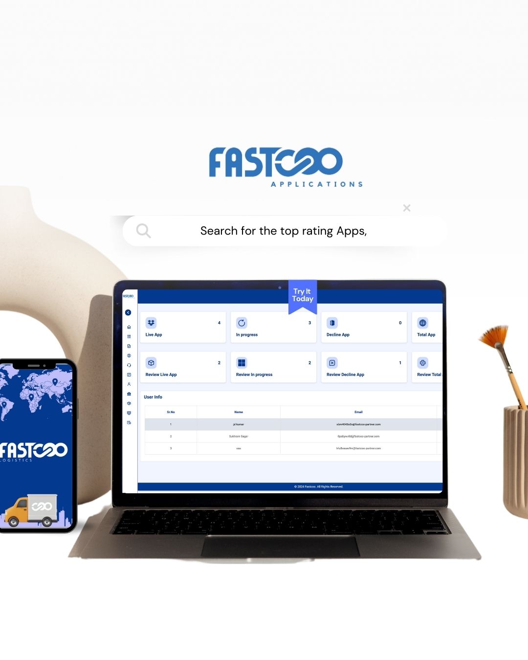 top login fastcoo app